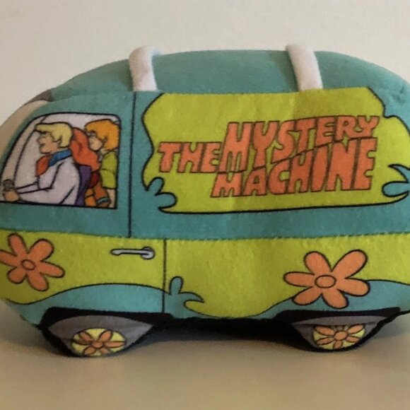 Toy Factory Scooby Doo Cartoon The Mystery Machine Van 7" Plush Stuffed Toy - Picture 3 of 6